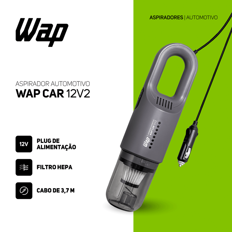 Aspirador de Pó Automotivo WAP Car 12V2 180W