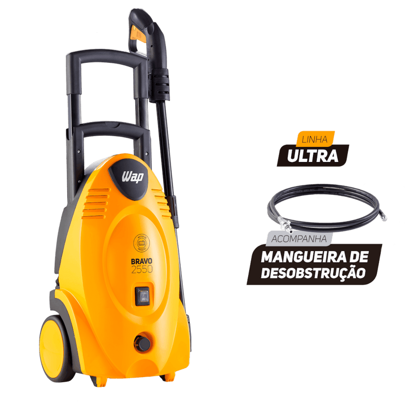 Desobstruidora de Alta Pressão 1700W 1800PSI WAP Bravo Ultra 2550