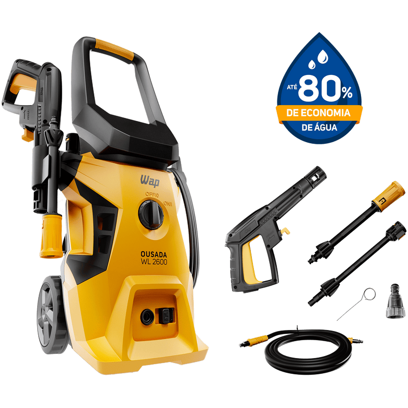 Lavadora de Alta Pressão 1500W 1750PSI WAP Ousada WL 2600