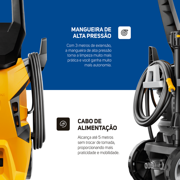 Lavadora de Alta Pressão 1500W 1750PSI WAP Ousada WL 2600