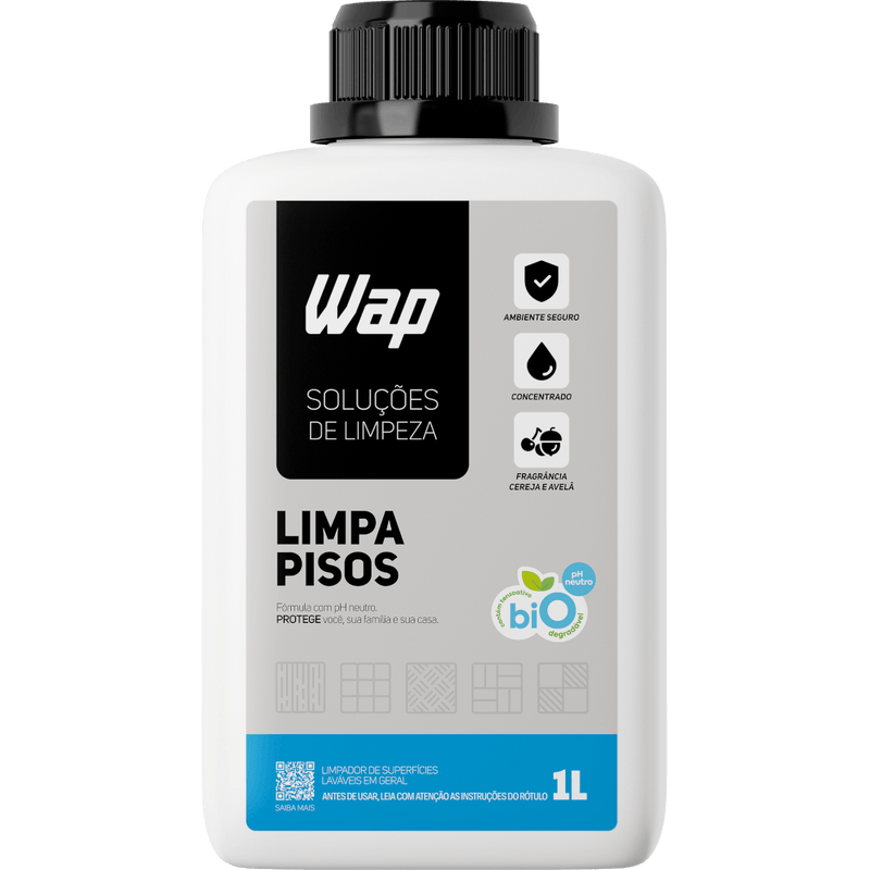 Limpador de Uso Geral Para Pisos e Superfícies 1L WAP Limpa Pisos